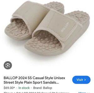 Ballop Sandals Size 50 fits like womens 8 box # 5